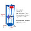CHZDPP Wall Mounted/Floor Mountable Gas Cylinder Organizer Shelf, Gas Cylinder Holder Stand for Hospital Laboratory Factory School, Cylinder Bracket Carrier(14.6 * 11.8 * 39.4inch/37 * 30 * 100cm) view 2