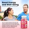 2 Pack Iron Gummies with Multivitamin, Iron Supplement for Women & Men with Zinc, Vitamin B Complex & C, B12, Folate - Blood Builder & Energy Support for Adults & Kids - Strawberry Flavor, Vegan 120ct view 4