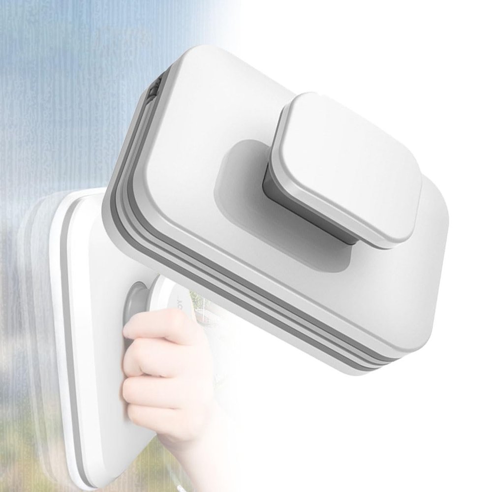 Magnetic Window Cleaner Tool, Adjustable Double Side Glass Accessory Glass Washing Tool, Magnetic Windshield Cleaner Magnetic Car Window Cleaner, Double Sided Window Cleaner Tool(Glass thickness 8-15m
