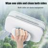 Magnetic Windshield Cleaner Tool, Double-Sided Window Cleaner Glass Wiper, Adjustable Magnetic Double Window Cleaner, Magnetic Window Cleaner for High Rise and Car Glazed Windows(Glass thickness 8-15m view 2