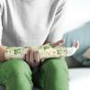 Gomyblomy Frog Floral Arm Cast Cover Arm Protector Elastic Cast Sleeve Cute Arm Cast Protector Washable Arm Cast Sleeves Soft Fabric Arm Wrist Elbow Protection Cover-L view 2