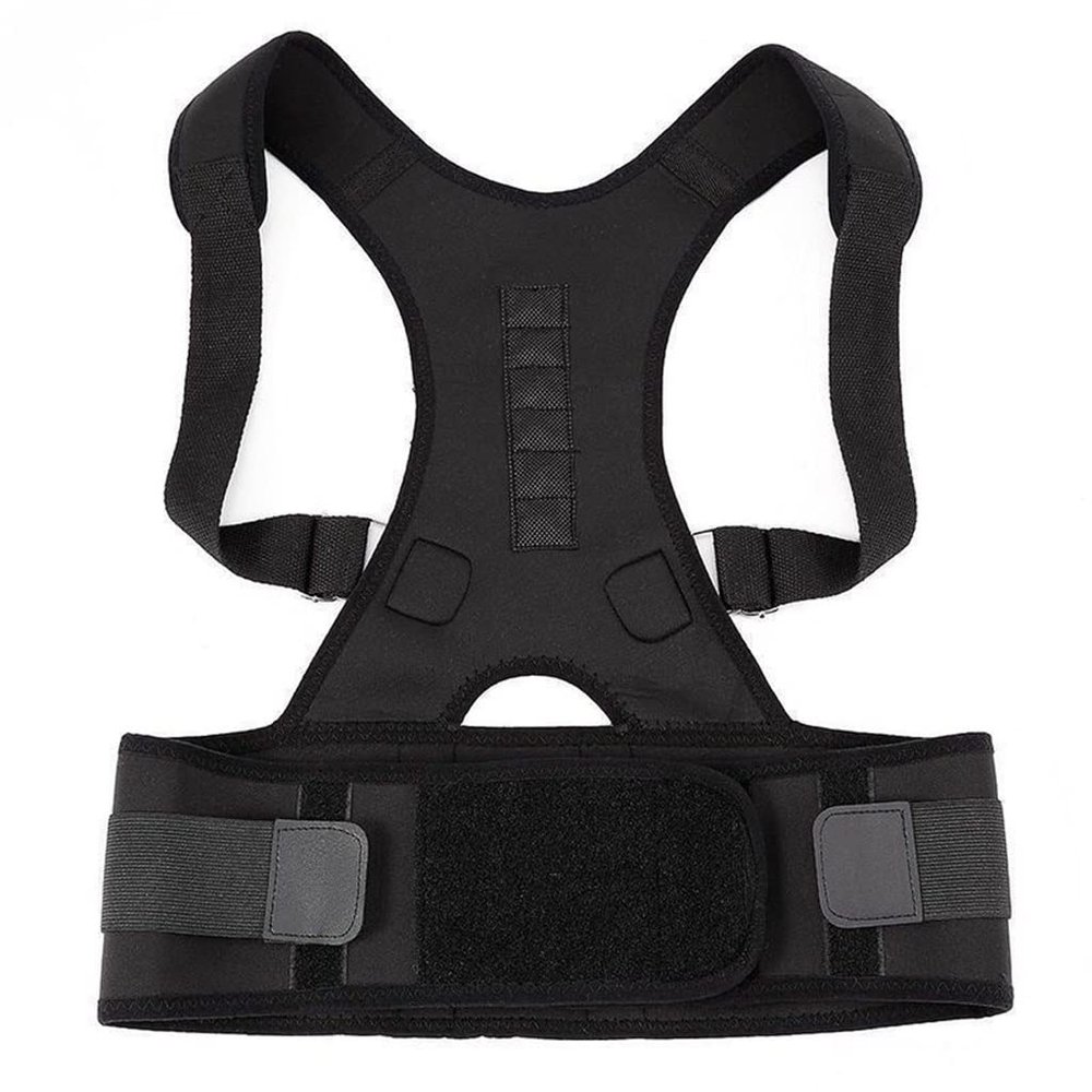 YMGSCC Posture Corrector Therapy Brace Adjustable Shoulder Back Support Belt Slouching(XL)