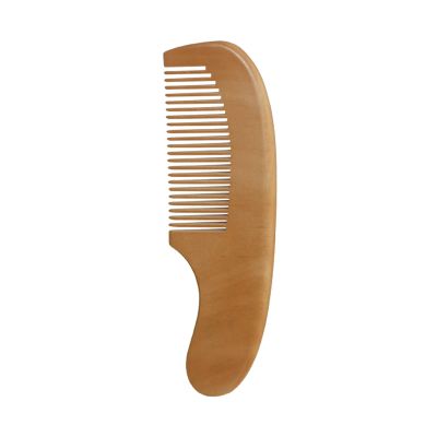 Amaping Wooden Baby Hair Brush Comb Natural Goat Brush for Cradle Cap Wood Brush for Newborns and Toddlers Perfect for and Registry (Khaki, One Size)