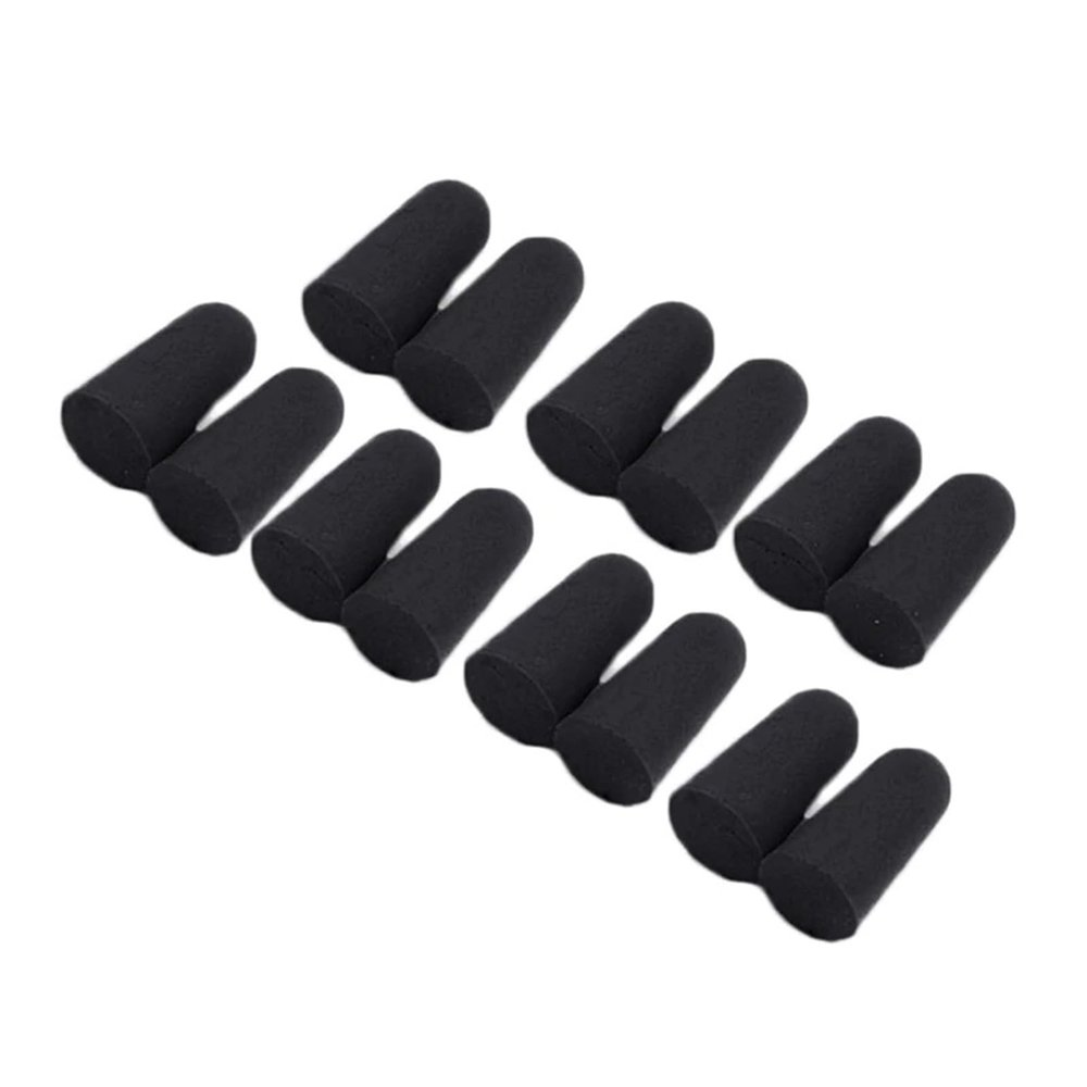 BMXWL 10 Pairs Sponge Foam Ear Plugs Travel Sleep Noise Prevention Earplugs Noise Reduction Travel Sleeping Soft Foam Ear Plugs