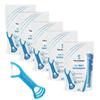 3-in-1 Complete Dental Care Set (5 Pack - 250 Count): Double Thread Floss Picks, Toothpicks, and Tongue Scraper - Your Oral Hygiene Solution with Disposable Floss Sticks for On The Go or Travel view 1