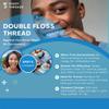3-in-1 Complete Dental Care Set (5 Pack - 250 Count): Double Thread Floss Picks, Toothpicks, and Tongue Scraper - Your Oral Hygiene Solution with Disposable Floss Sticks for On The Go or Travel view 4