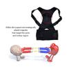 YMGSCC Adjustable Magnetic Posture Back Support Corrector Belt Band Brace Shoulder Lumbar Strap(XL) view 4