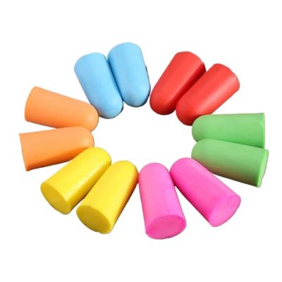 BMXWL 10 Pairs Comfort Soft Foam Ear Plugs Tapered Travel Sleep Noise Reduction Prevention Earplugs Sound Insulation Ear Protection