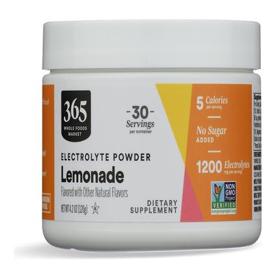 365 By Whole Foods Market, Electrolyte, Lemonade, 30 Servings, 5.46 Ounce
