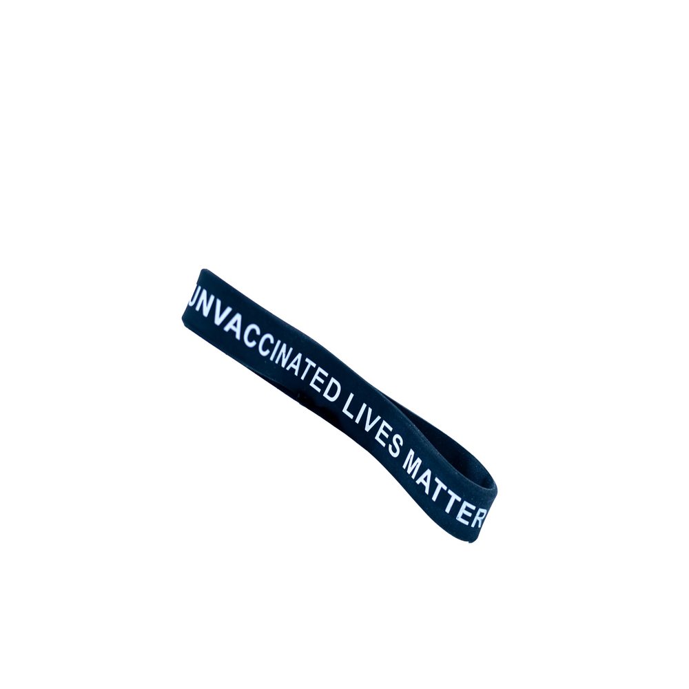 Patriotic Wristband - Unvaccinated Lives Matter & My Body My Choice - Republican Gear for Proud Conservatives