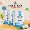 52USA Sweet Sticky Rice 2 Pound (Pack of 3), Premium Glutinous Rice 96 Ounce (2721g), Gluten-Free, Vegan, All Natural, White Rice, Rich in Fibers and Minerals view 3