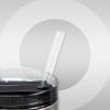 12" Plastic Tumbler Straws - Set of 5 with Cleaning Brush, Fits Tumblers Up to 40 oz view 4