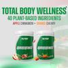 Alpha Supps - Alpha Greens Supplement | Fruit & Vegetable Superfood Powder | Over 40 Natural Plant Based Ingredients | Prebiotic & Probiotic Digestive Support Blend - 30 Servings (Apple Cinnamon) view 3