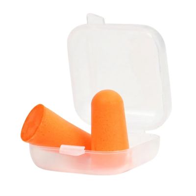 BMXWL Soft Foam Ear Plugs Tapered Travel Sleep Noise Prevention Earplugs Improve Sleep Hearing Protection(Orange)