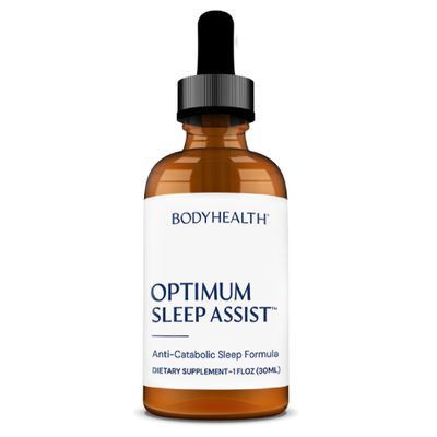 BodyHealth Optimum Sleep Assist, Natural Sleep Aid Vitamin with Melotonin and B6 for Adults, Supplement to Support Sleeping - 30 Servings