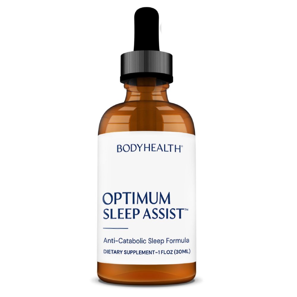 BodyHealth Optimum Sleep Assist, Natural Sleep Aid Vitamin with Melotonin and B6 for Adults, Supplement to Support Sleeping - 30 Servings