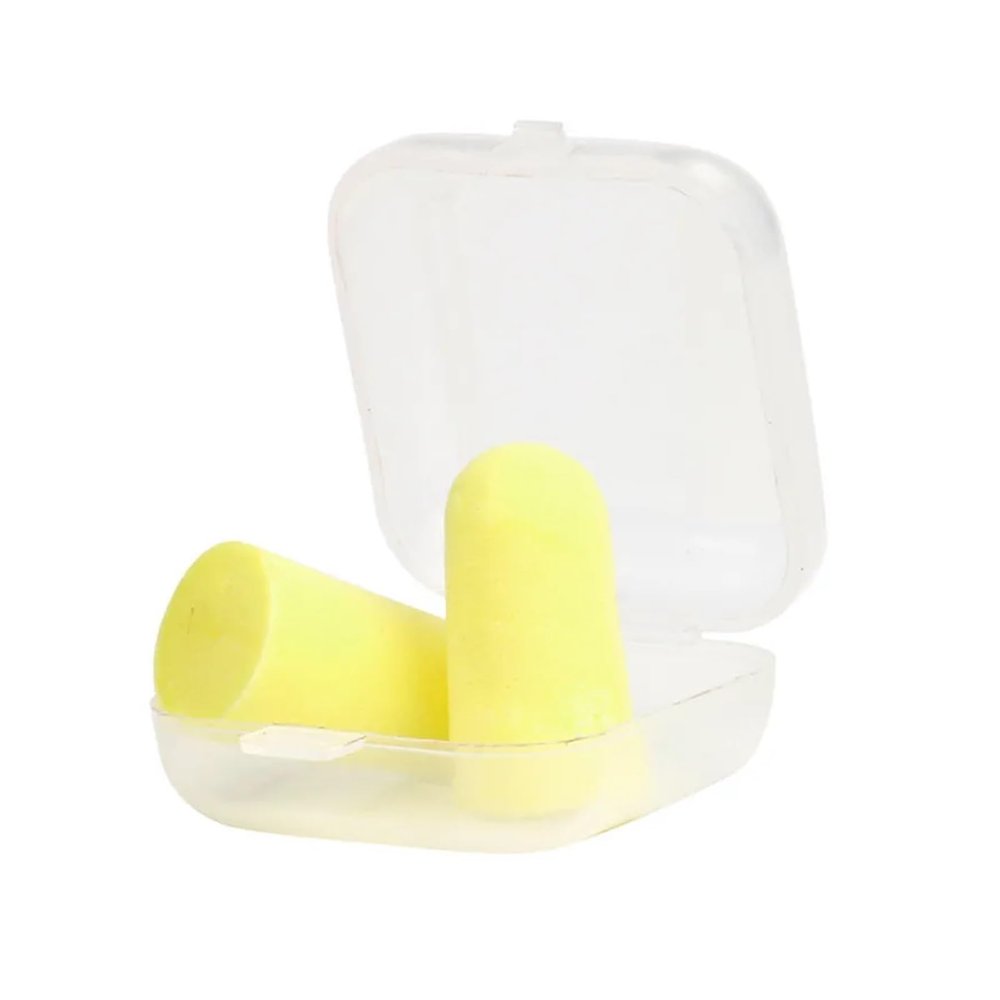 BMXWL Soft Foam Ear Plugs Tapered Travel Sleep Noise Prevention Earplugs Improve Sleep Hearing Protection(Yellow)