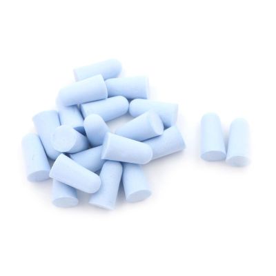 BMXWL 20PCS/10Pairs Soft Tapered Foam Ear Plugs Travel Sleep Noise Prevention Earplugs Noise Reduction Travel Sleeping(Blue)