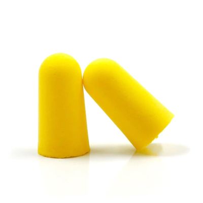 BMXWL 10Pairs Comfort Earplugs Noise Reduction Foam Soft Ear Plugs Noise Reduction Earplugs Protective for Sleep Slow Rebound Earplugs(Yellow)
