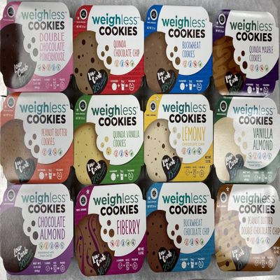 Weighless Cookies Gluten Free Low Carb Variety Pack 12 Flavors