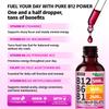(2 Pack) Vitamin B12 and B6 Liquid Drops, B12 Sublingual Vitamin B Complex - B 12 Vitamin 5000mcg - B12 Methylcobalamin for Energy, Brain, and Heart Support with 27,200 mcg, Fruit Punch, 80 Servings view 3
