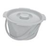 Plastic Chamber Pot with Handle, Portable Bedside Toilet for Elderly view 1