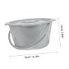 Plastic Chamber Pot with Handle, Portable Bedside Toilet for Elderly view 2