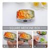 Daily Portable Medicine Box, Rectangle Cute Fruit Slices Pattern Printed Pill Box Case Jewelry Box Applicable for Capsule Candies Tablet Pill Jewelry Earplugs view 4