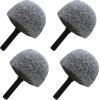 4 Pack Cobweb Duster Head Brush - High Efficiency Twist-On Spider Web Brush for Indoor & Outdoor Cleaning, Compatible with Standard Threaded Poles view 1