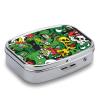 Daily Portable Medicine Box, Rectangle Cute Comics and Pop Styles Printed Pill Box Case Jewelry Box Applicable for Capsule Candies Tablet Pill Jewelry Earplugs view 3