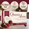 Queen Anne Dark Chocolate Coconut Covered Cordial Cherries | 6.6 oz (Pack of 12) | 10 Piece Gift Boxes | Whole Maraschino Cherry Creamy Filled Liquid Center | Holiday Party Chocolate Candy view 3