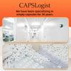 CAPSLogist Empty Capsules Size 0, Vegan Empty Pill Capsules (500 Count) with Micro Lab Spoons for Capsule Filling Kit - Veggie Capsules Empty for DIY Your Own Supplements view 2