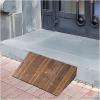 Threshold Ramp, Movable Threshold Ramp for Front Door/Garden Step/Patio, Wooden Anti-Slip Curb Ramp, 3/4/5/6/7/8in High, Pets/Kids/Elderly Barrier Free Slope Pad(30.8x30x8cm/12x11.8x3.1in) view 1