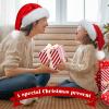 Iioscre Christmas Wrapping Paper, Christmas Gift Wrapping Paper Roll, Red and White Stripes Design Wrapping Paper for New Year Holiday Party, 17.3 Inch X 32.8 Feet view 3
