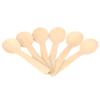 100pcs Disposable Wood Spoons, Cutlery for Ice Cream, Dessert, Yogurt, Soup, Compostable view 3