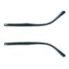 1 Pair Glasses Replacement Arms Legs, Plastic Temple Arms for Eyeglasses Sunglasses, Black, 1mm Tooth Thickness view 1