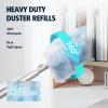 6 ft Extendable Duster Handle with 20 Refills, Compatible with Swiffer, Disposable Microfiber Dusting Pads for Home Cleaning, Ceiling, Fan, Window, Hard-to-Reach Areas view 4