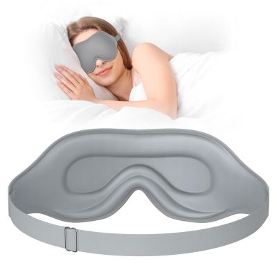 EVA BELLE Sleep Mask, Light Blocking Eye Sleeping Mask for Women Men, Adjustable 3D Memory Foam, Adjustable