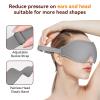 EVA BELLE Sleep Mask, Light Blocking Eye Sleeping Mask for Women Men, Adjustable 3D Memory Foam, Adjustable view 4