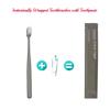 20Pcs Individually Wrapped Disposable Toothbrushes with Toothpaste,Ensure Clean and Hygienic,Travel Toothbrushes, Hotel Toothbrush Kit, Guest's Toothbrushes for Home Hotel Travel (Grey, one size) view 2