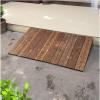 Threshold Ramp, Wooden Threshold Ramp, Outdoor Step Kerb Ramps, Pine Non-Skid No Water Assisted Uphill, Access Ramp for Wheelchair Trolley(90x40x140cm) view 3