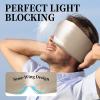 ATreebay 100% Mulberry Silk Sleep Mask, Large Eye Cover for Sleeping, Comfortable and Pressure-Free Sleeping Masks for Women Men, Completely Blackout (Taupe) view 4