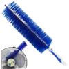 feathers Dusters, Fan Cleaner Bendable & Flexible Fan Dust Brush 19.3x3.2" Microfiber Washable Reusable Fan Cleaner Brush with Hanging Hole for Fan, Radiator, Floor, TV view 1