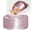 ATreebay 100% Mulberry Silk Sleep Mask, Large Eye Cover for Sleeping, Comfortable and Pressure-Free Sleeping Masks for Women Men, Completely Blackout (Light Plum) view 1