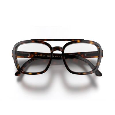 LONDON MOLE Kennedy reading glasses | Cool square shaped pilot style readers | Mens Womens Unisex | Spring hinges