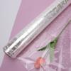 100 ftx34 in Extra Wide Clear Cellophane Wrap Roll, 2.5 Mil Thick Crystal Clear with Irregular White Dot Transparent Thicker Cellophane Roll for Gifts, Food, Party Decorations, Baskets, Flowers view 4