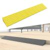 YLLSMGS Threshold Ramps for Doorways Portable Wheelchair Ramp Transition Slope Pad Curb Ramp Anti-Slip for Indoor Outdoor(Yellow,99 * 22 * 10cm) view 1