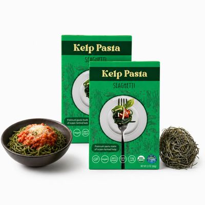 2 Pack Seaghetti Organic Kelp Pasta 100% Seaweed Noodles Keto, Vegan & Gluten-Free Low Calorie, High Fiber Spaghetti Alternative 4.2 oz
