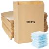 300 Pcs Feminine Hygiene Disposal Bags - 7 X 11 Inch Sanitary Napkin Disposal Bags, Tampon Bags Disposal for Bathroom, Waxed Kraft Hygiene Liner Bags, Business Restroom Personal Dispensers Bags view 1