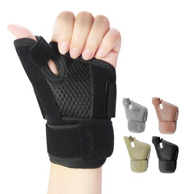 Malloraned Thumb Brace Left Hand,Spica Splint,Wrist Guard,One Size,Black